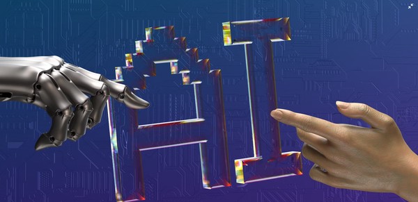 AI모델과 인간의 상호작용을 시사하는 이미지. (출처=언스플래쉬)